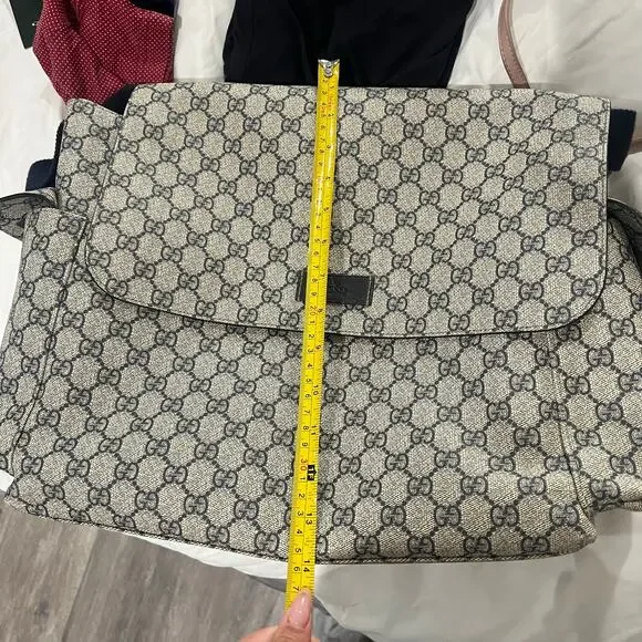 Gucci GG Monogram Navy Diaper Bag - Picture 5 of 12